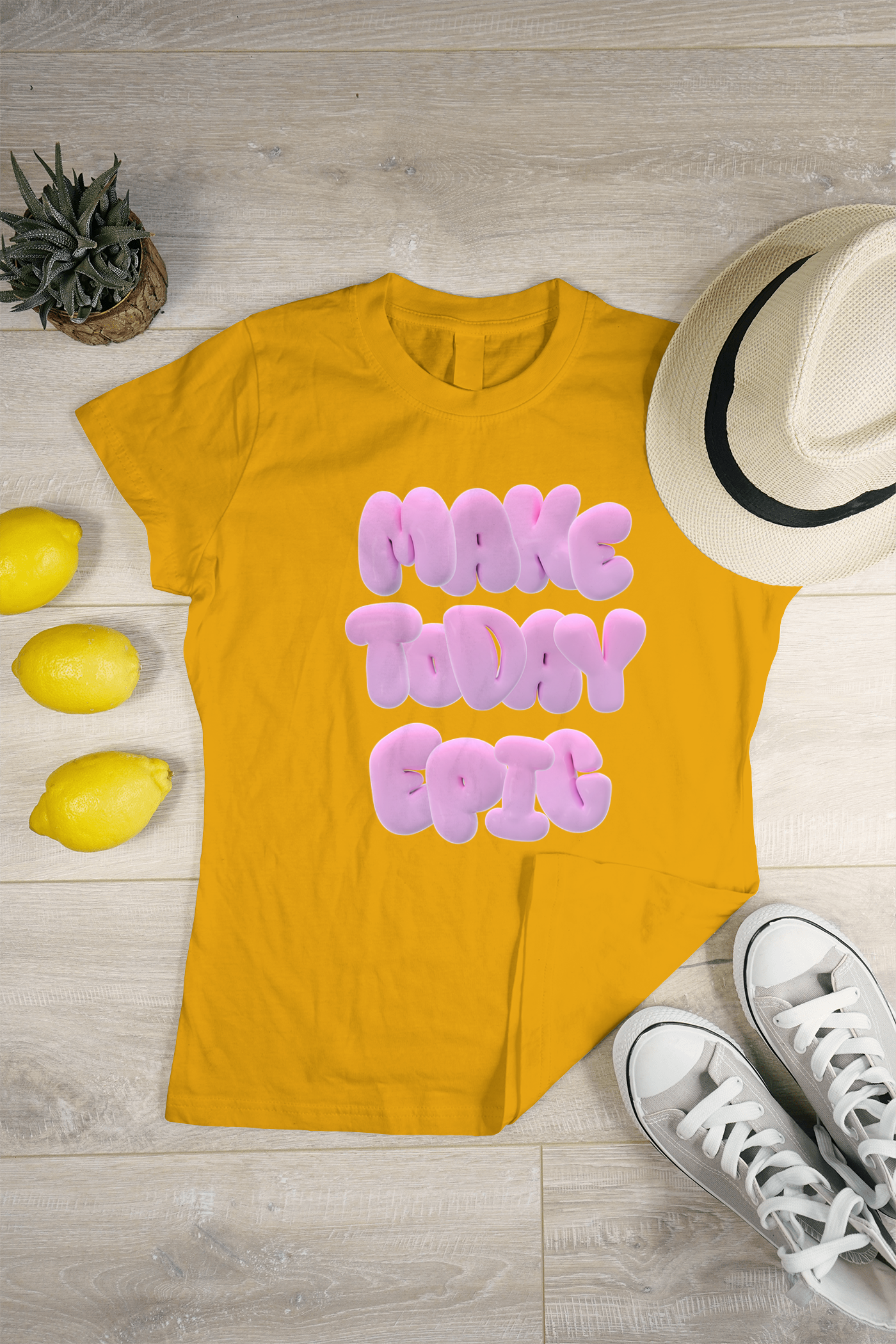 VEnhance WOMEN'S T-SHIRT Make Today Epic T-Shirt
