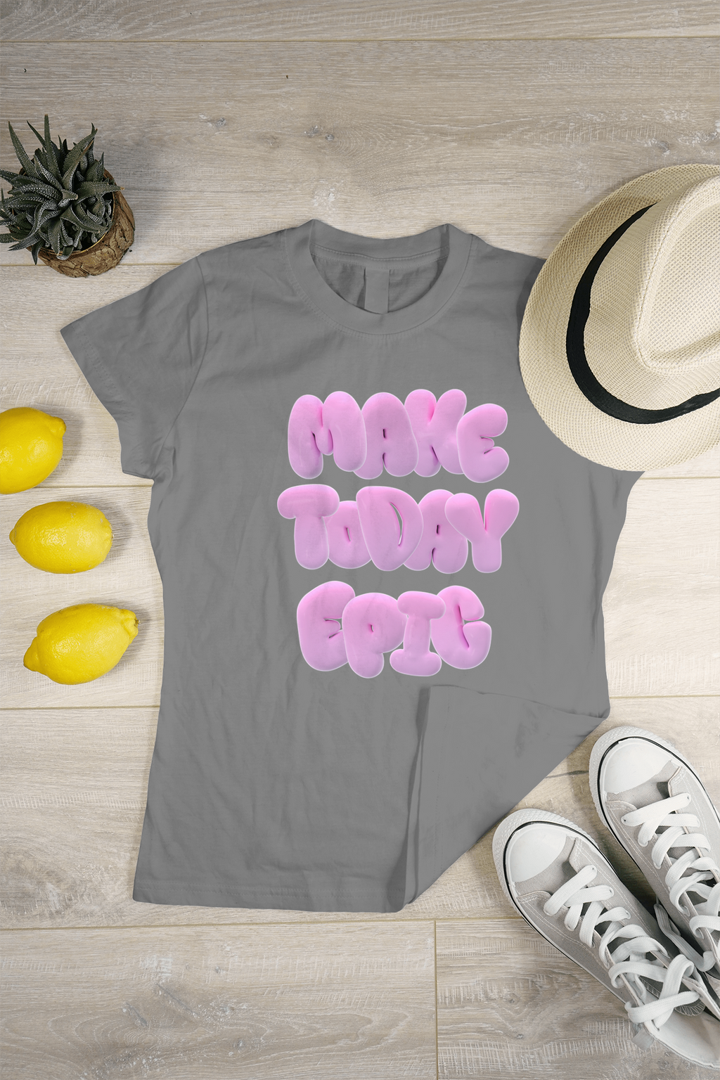 VEnhance WOMEN'S T-SHIRT Make Today Epic T-Shirt