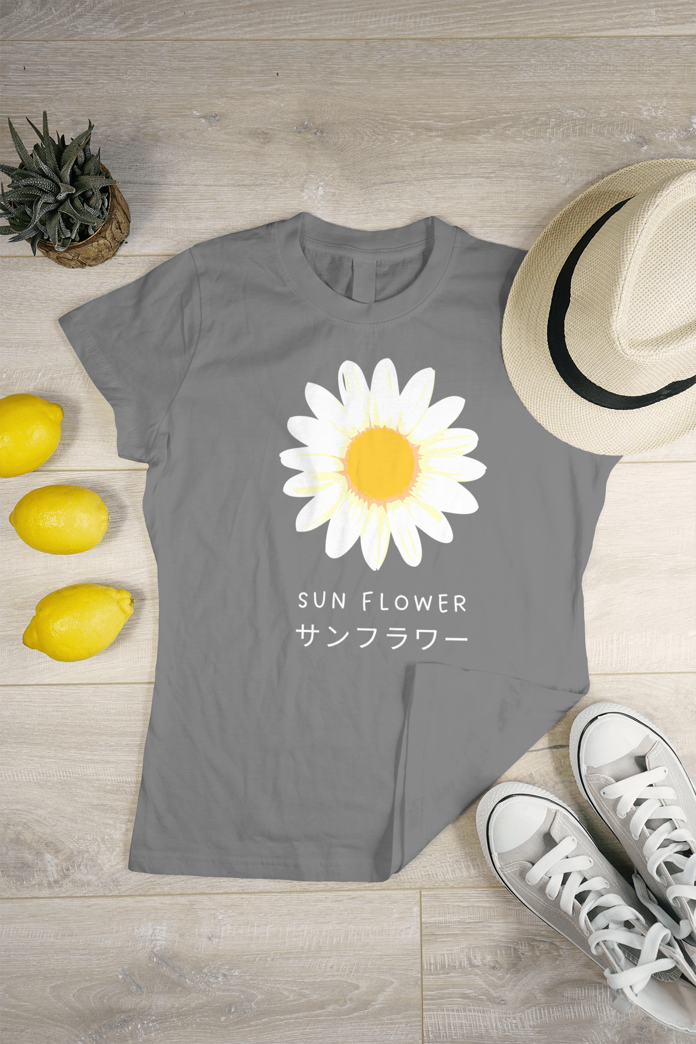 VEnhance WOMEN'S T-SHIRT Daisy Flower T-Shirt