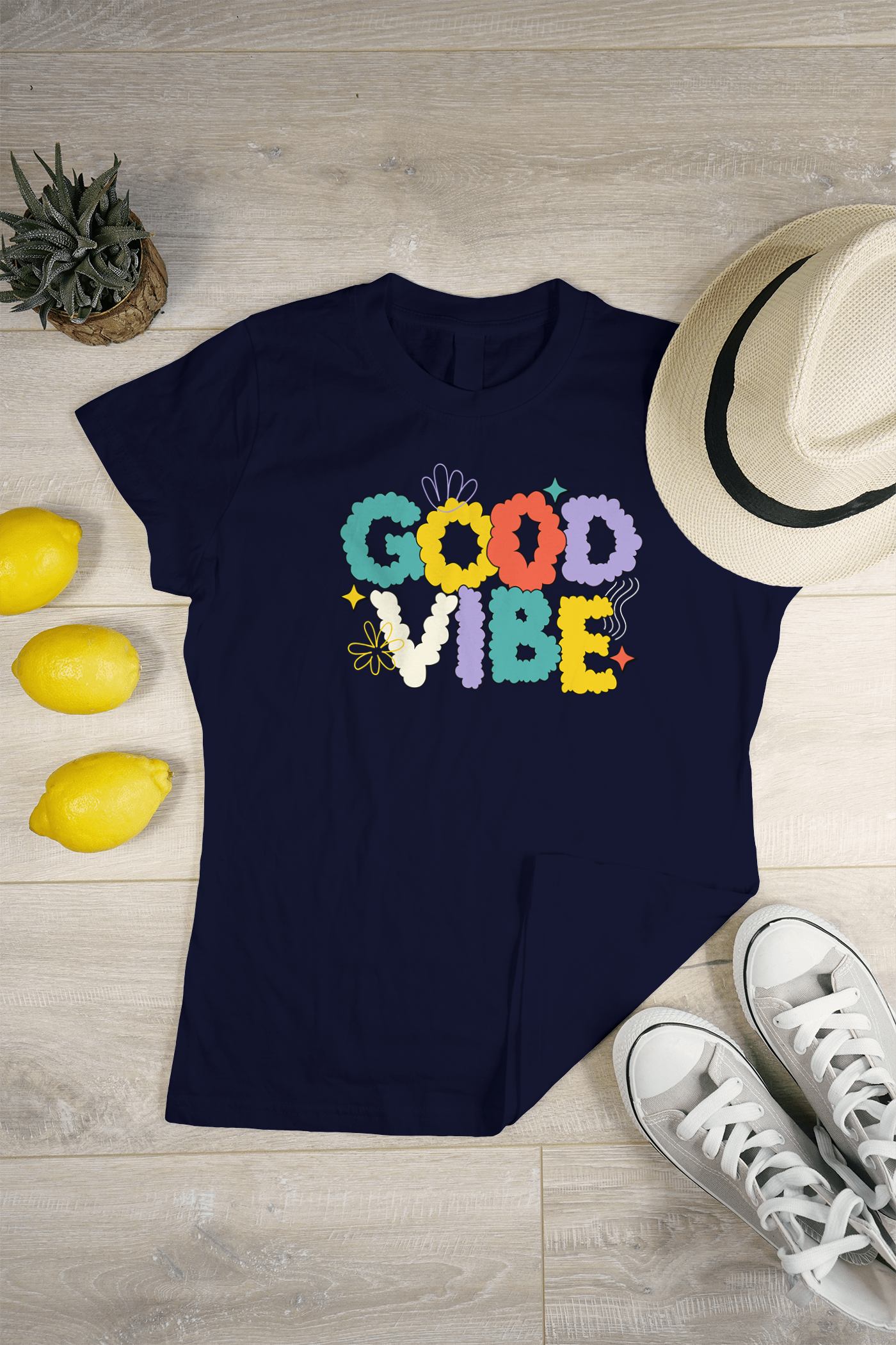 VEnhance WOMEN'S T-SHIRT Good Vibe T-Shirt