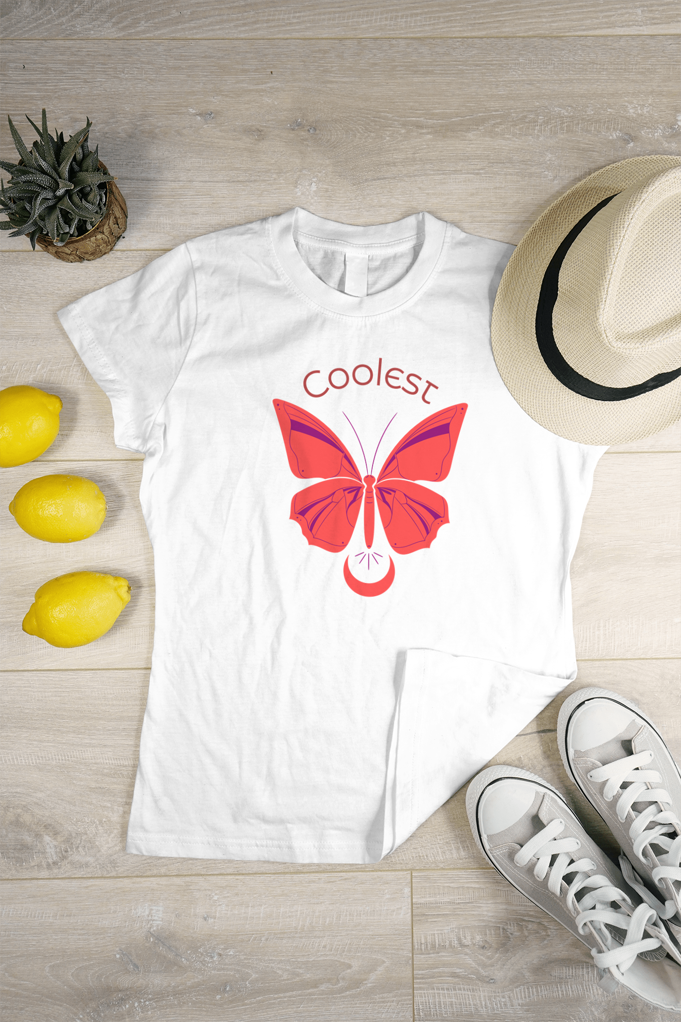 VEnhance WOMEN'S T-SHIRT Butterfly T-Shirt
