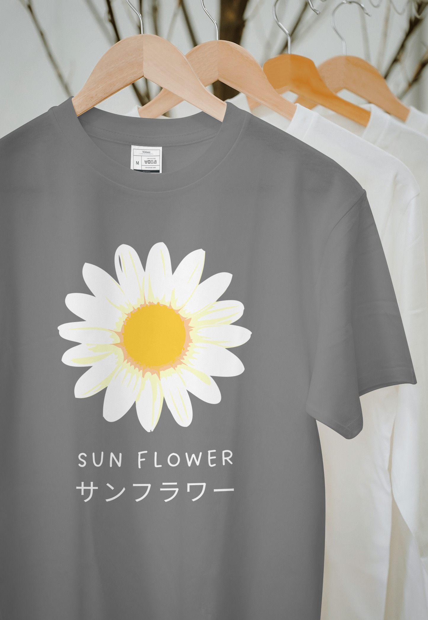 VEnhance WOMEN'S T-SHIRT Daisy Flower T-Shirt