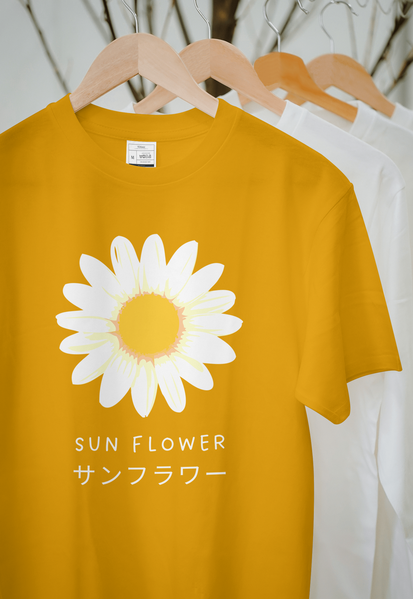 VEnhance WOMEN'S T-SHIRT Daisy Flower T-Shirt
