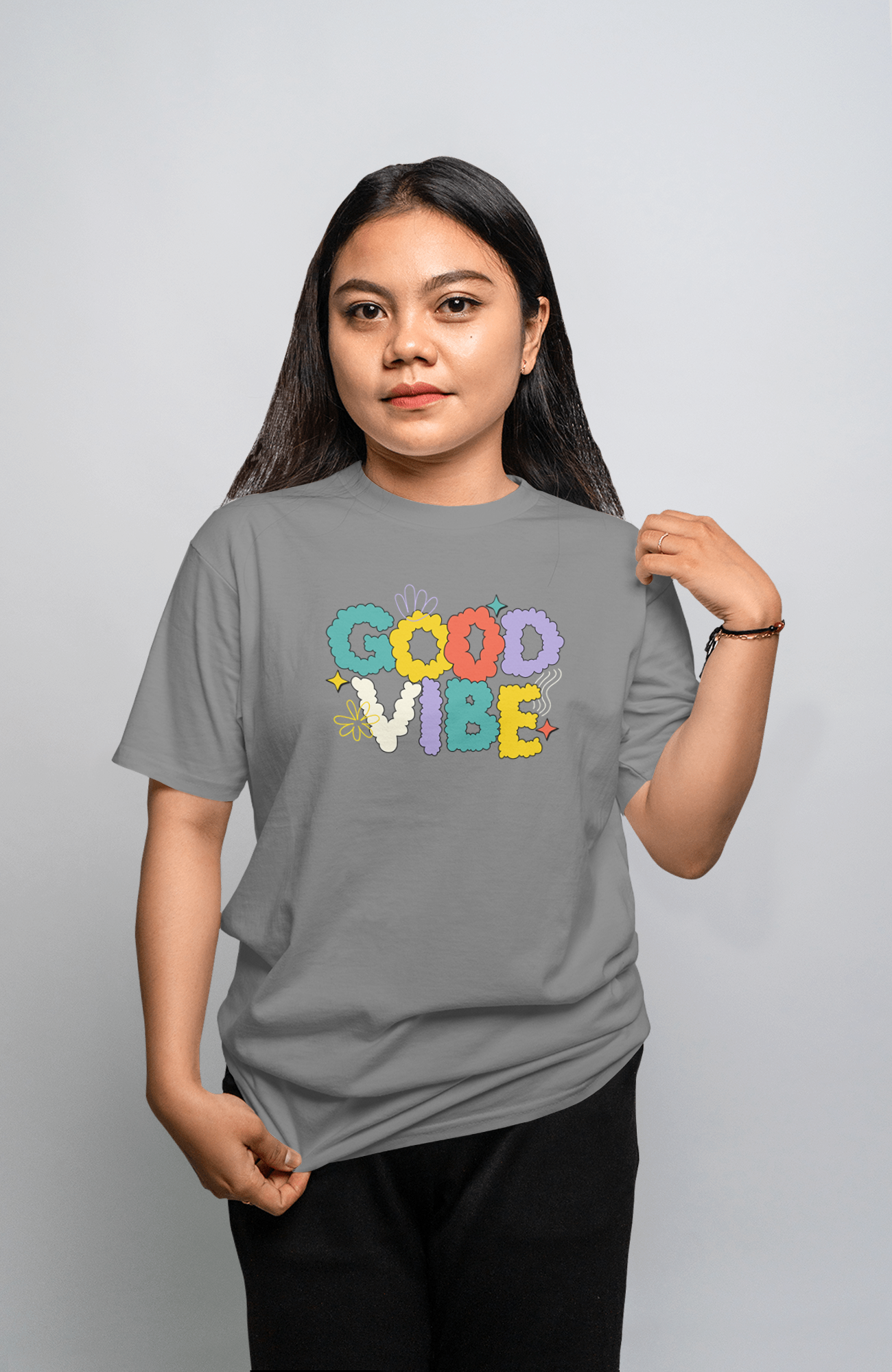 VEnhance WOMEN'S T-SHIRT Good Vibe T-Shirt