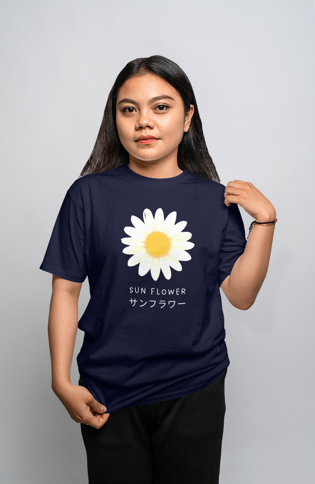 VEnhance WOMEN'S T-SHIRT Daisy Flower T-Shirt