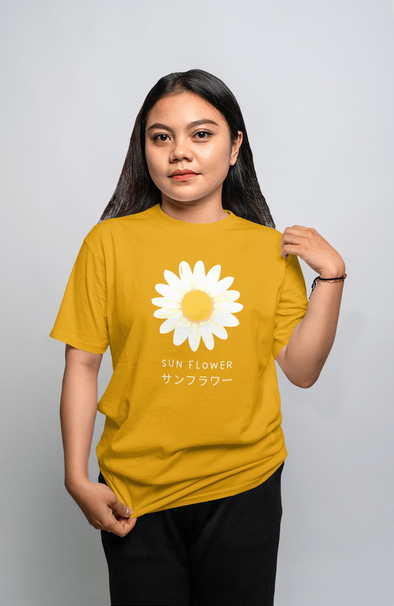 VEnhance WOMEN'S T-SHIRT Daisy Flower T-Shirt