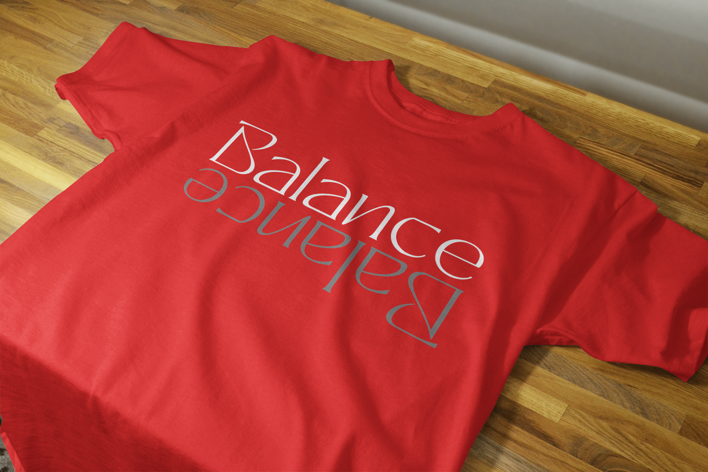 VEnhance Balance Typography Print T-Shirt