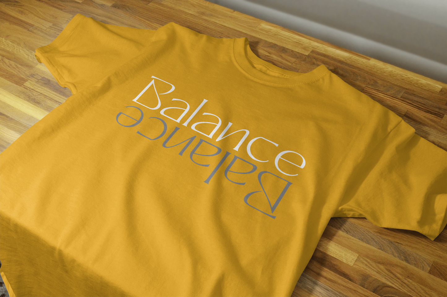 VEnhance Balance Typography Print T-Shirt