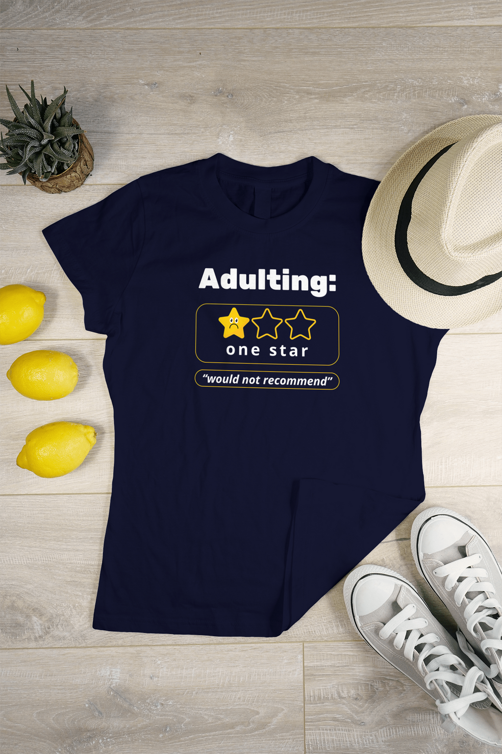 VEnhance Women's Funny Adulting T-Shirt