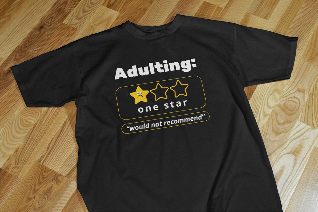 VEnhance Women's Funny Adulting T-Shirt