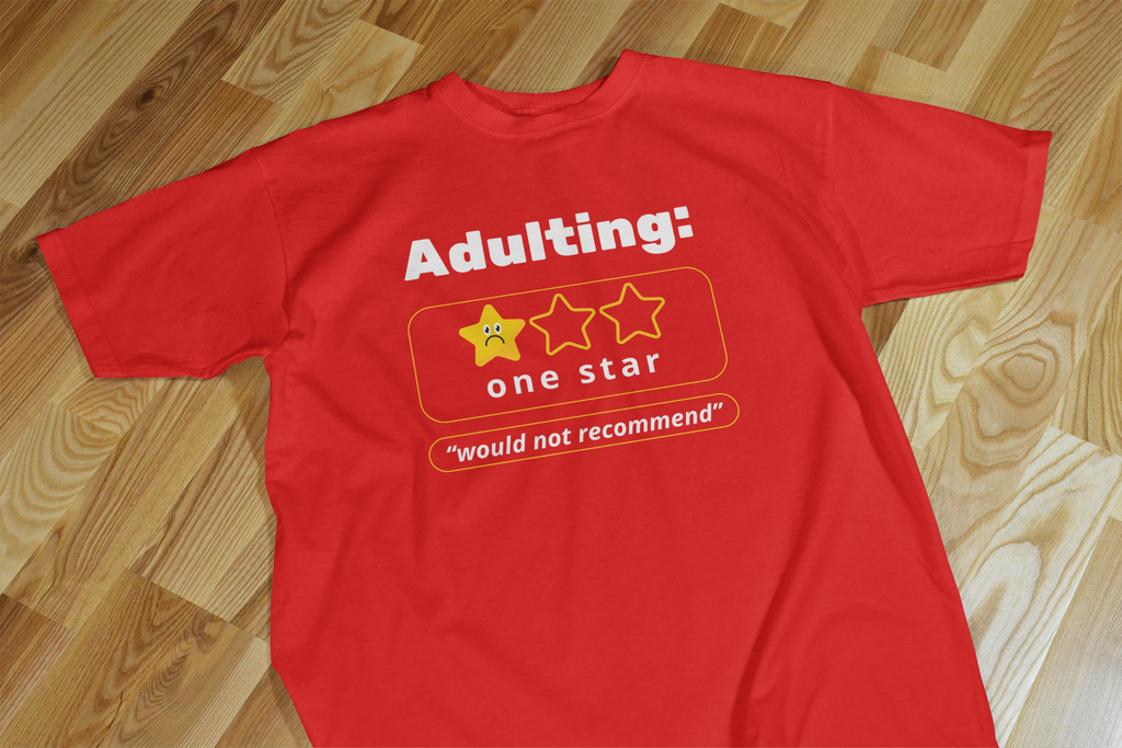 VEnhance Women's Funny Adulting T-Shirt