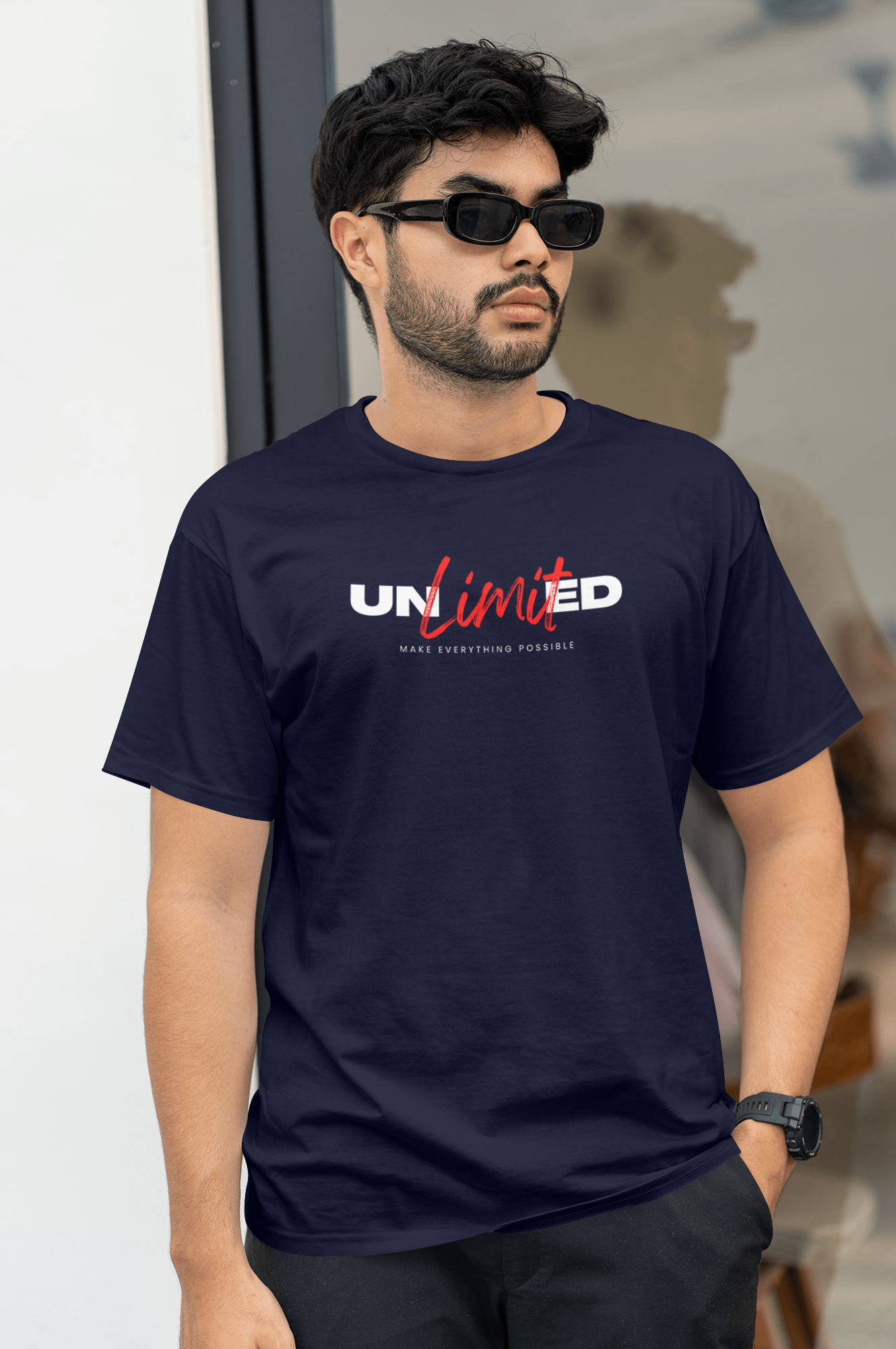 Mens T Shirt Unisex Cotton Graphic T-Shirt, Round Neck, Short Sleeve, Regular Fit.