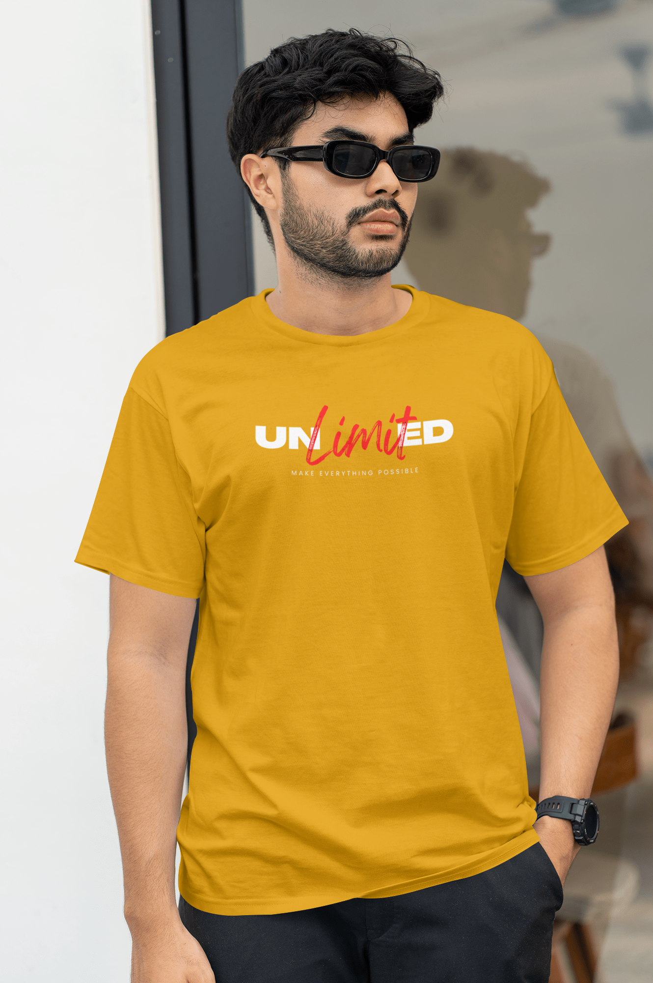 Mens T Shirt Unisex Cotton Graphic T-Shirt, Round Neck, Short Sleeve, Regular Fit.