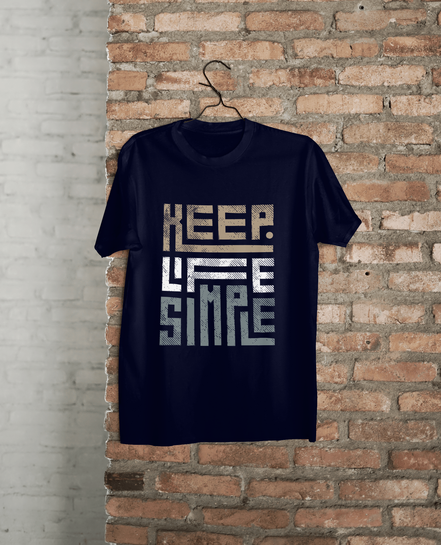 VEnhance Men's T-Shirt, Black Cotton, Graphic Print Design