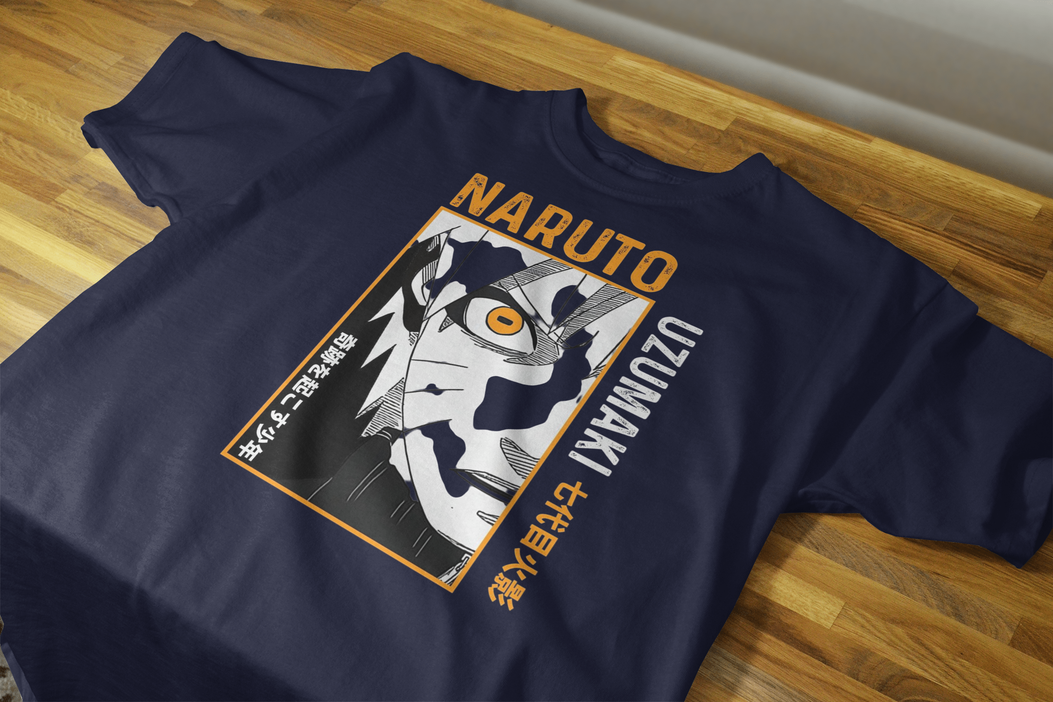 VEnhance Naruto Uzumaki Anime Character Graphic T-Shirt, Black, Cotton, Japanese Manga Design