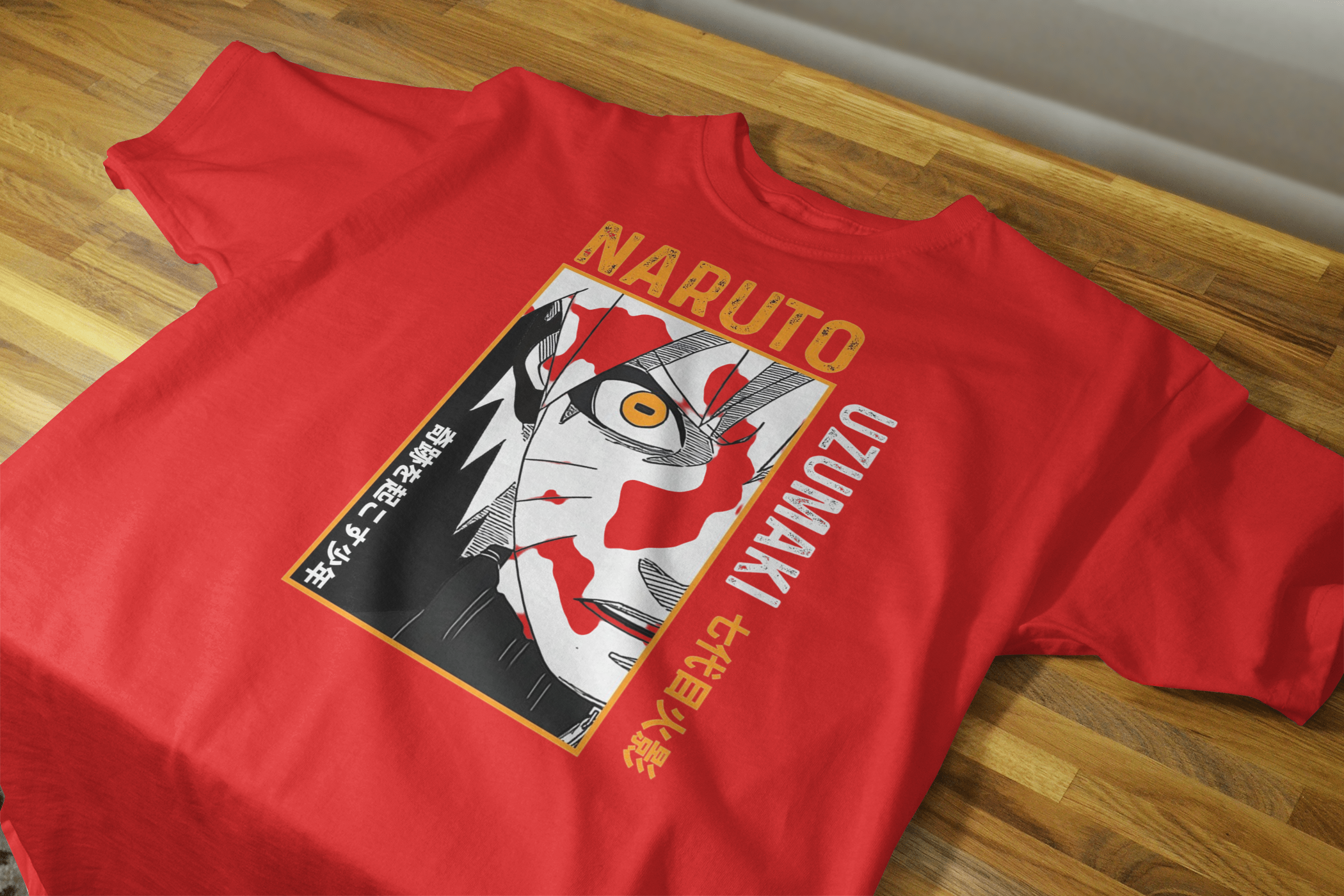VEnhance Naruto Uzumaki Anime Character Graphic T-Shirt, Black, Cotton, Japanese Manga Design
